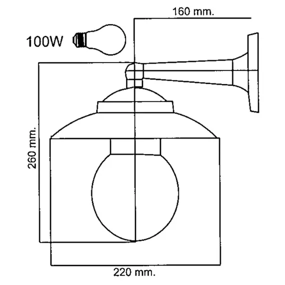 Wall lamp, 2 image Wall lamp, 2 image