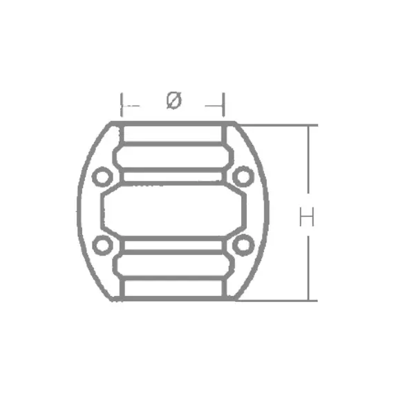 Collier en zinc pour arbre d'hélice - 20mm, 2 image Collier en zinc pour arbre d'hélice - 20mm, 2 image