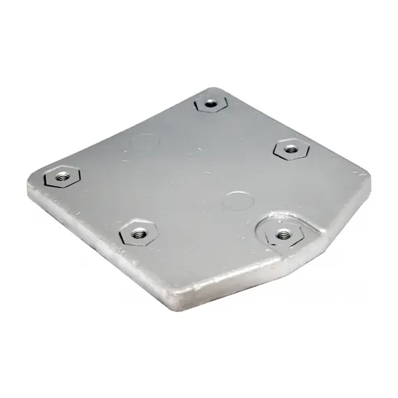 Anodes de garniture de pod en aluminium pour les systèmes d'entraînement Mercury Zeus