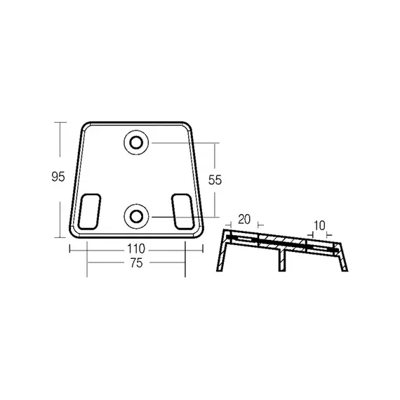 Anode en zinc bas pour OMC Cobra 130-385HP, 2 image Anode en zinc bas pour OMC Cobra 130-385HP, 2 image