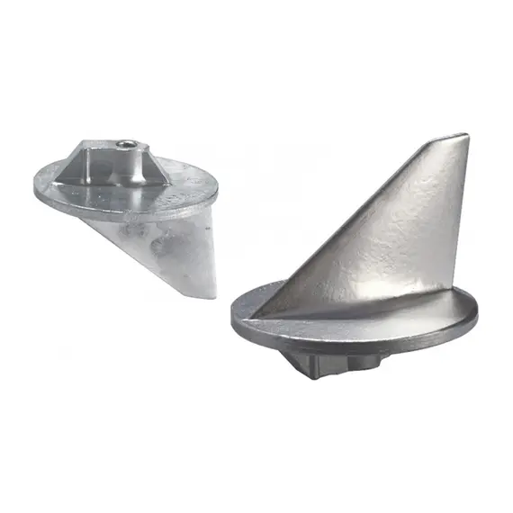 Short Fin Zinc Anode for Outboard Engine 35HP