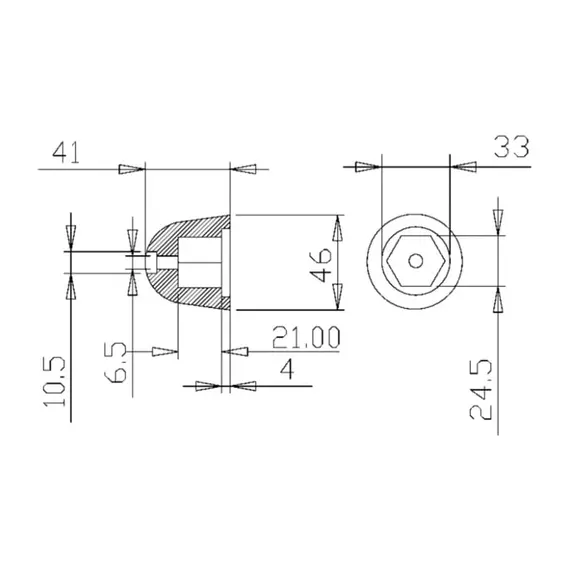 Sleipner SE130/170-SP240/285 Zinc Anode, 3 image Sleipner SE130/170-SP240/285 Zinc Anode, 3 image