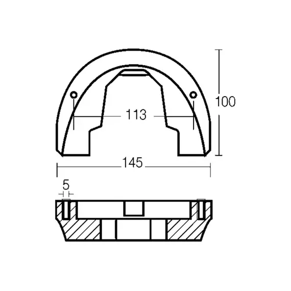 Anode en zinc pour moteur OMC Cobra 90HP, 2 image Anode en zinc pour moteur OMC Cobra 90HP, 2 image