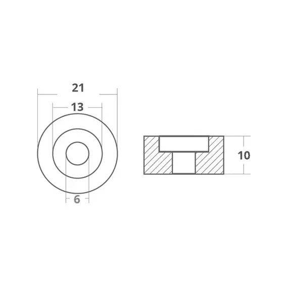 Zinc Ring Anode for Omc-Evinrude-Johnson Engine 3.5-6HP, 2 image Zinc Ring Anode for Omc-Evinrude-Johnson Engine 3.5-6HP, 2 image