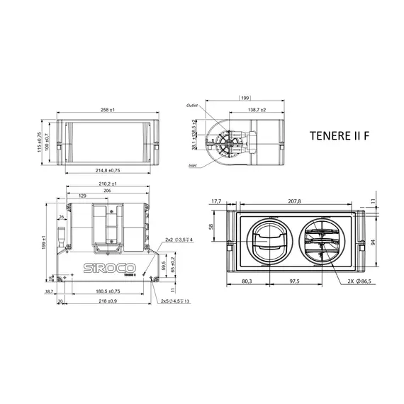 TENERE II F - Liquid heat exchanger with fan 12V, 4 image TENERE II F - Liquid heat exchanger with fan 12V, 4 image