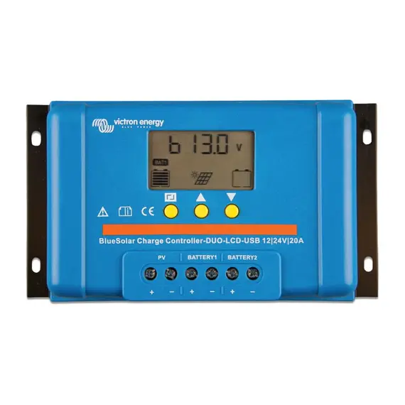 BlueSolar PWM DUO-LCD&USB Charge Controller 12/24V-20A