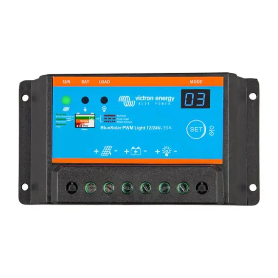 Contrôleur de charge BlueSolar PWM-Light 12/24V-30A