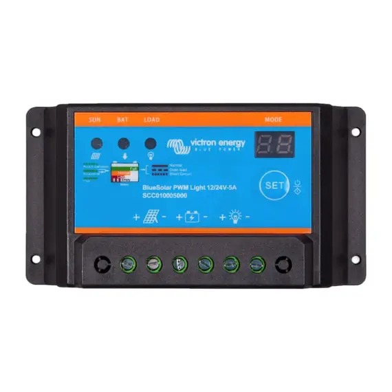 Contrôleur de charge BlueSolar PWM-Light 12/24V-5A