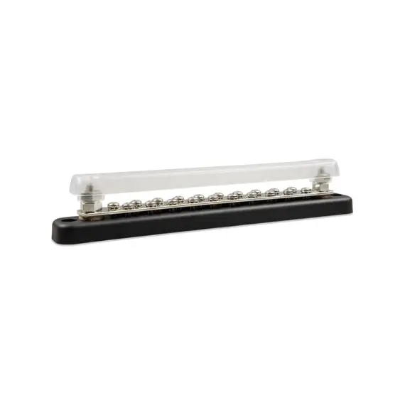 Busbar 150A 2P with 20 Screws & Cover, 2 image Busbar 150A 2P with 20 Screws & Cover, 2 image