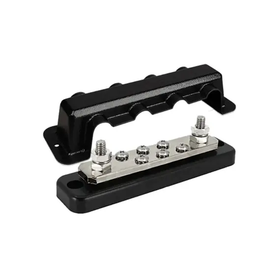 Barre omnibus 250A 2P avec 6 vis et couvercle