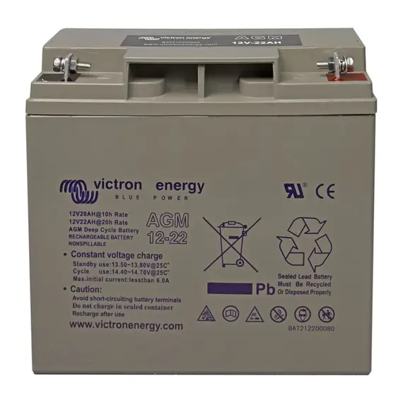 12V/22Ah AGM Deep Cycle Battery