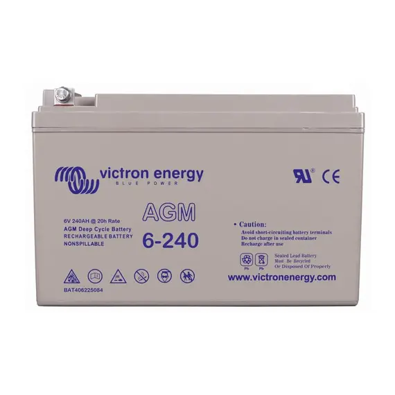 6V/240Ah AGM Deep Cycle Battery