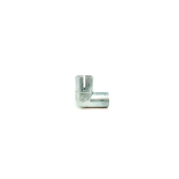 Adaptateur de tuyau d'échappement en forme de L diamètre ID 24 mm / diamètre OD 28 mm / Pour un débit de 5