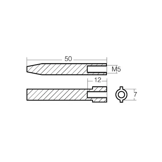 Zinc Anode for Yamaha Engine 25-250HP, 2 image Zinc Anode for Yamaha Engine 25-250HP, 2 image