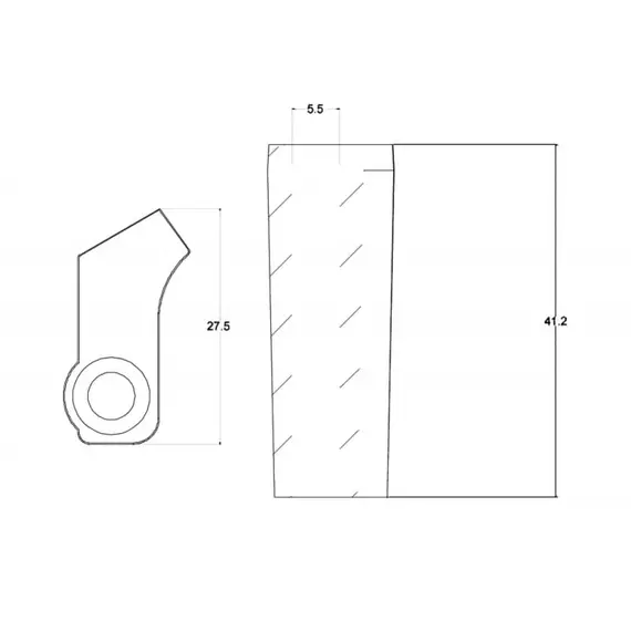Plaque d'anode en zinc pour moteur Yamaha 300-350HP 4T, 2 image Plaque d'anode en zinc pour moteur Yamaha 300-350HP 4T, 2 image