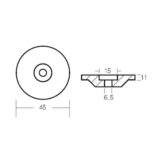 Plaque Anode en Zinc pour Moteur Yamaha, 2 image Plaque Anode en Zinc pour Moteur Yamaha, 2 image