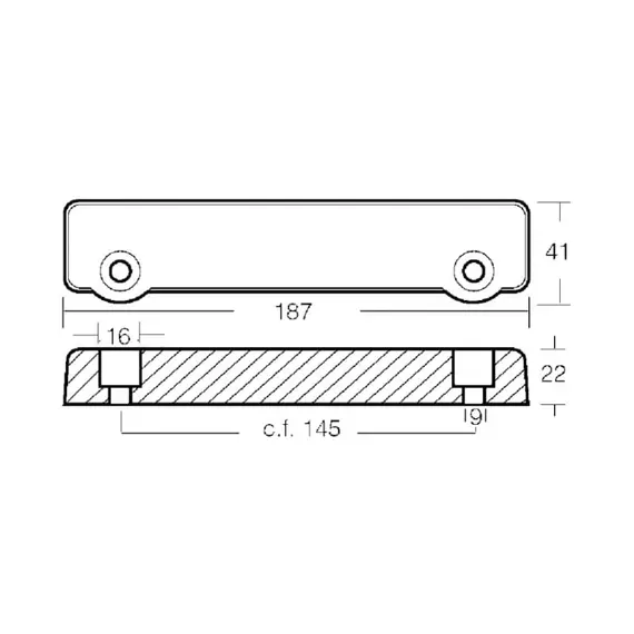 Barre anodique universelle en zinc pour AQ 200-250-270-275-280-285, 2 image Barre anodique universelle en zinc pour AQ 200-250-270-275-280-285, 2 image