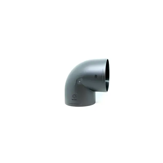Adaptateur coudé à 90 degrés pour tuyau de conduit d'air de diamètre 90 mm