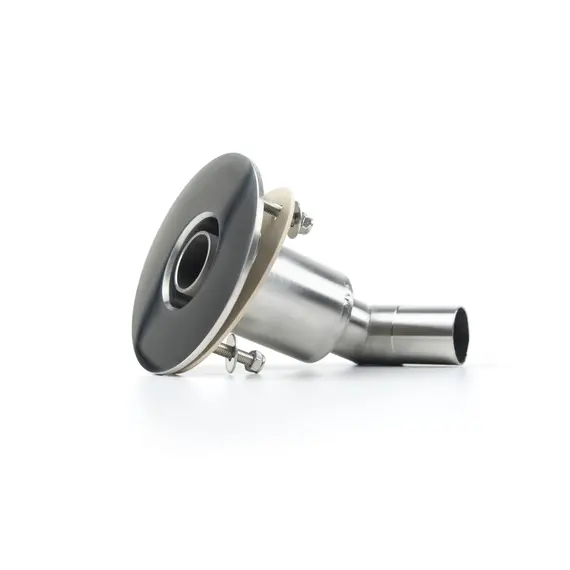 Stainless steel exhaust adapter for yachts or boats diameter 24mm