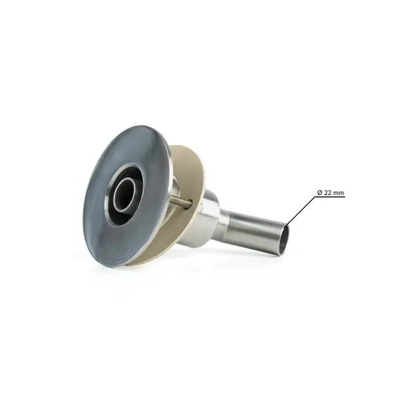 Stainless steel exhaust adapter for yachts or boats diameter 22mm, 3 image Stainless steel exhaust adapter for yachts or boats diameter 22mm, 3 image