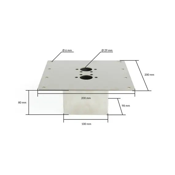 Floor mounting bracket BH, 3 image