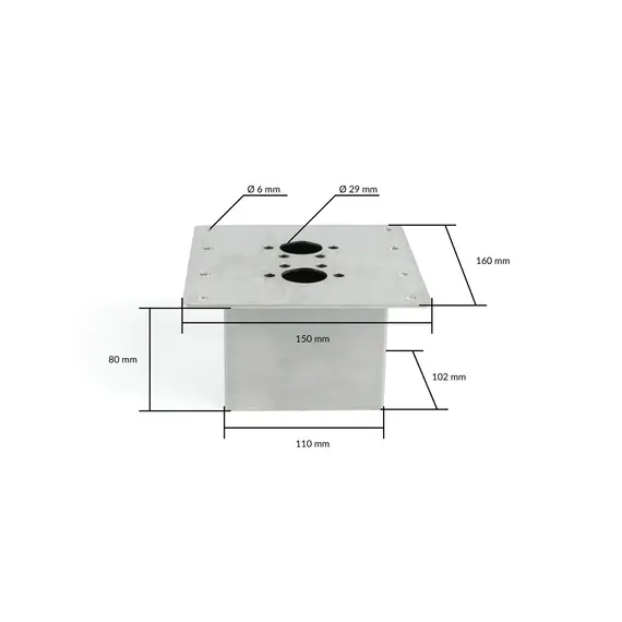 Floor mounting bracket SH, 4 image
