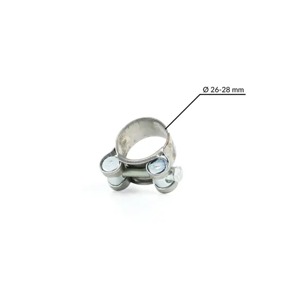 Pince renforcée pour diamètre de tuyau d'échappement 26-28 mm / acier inoxydable W2, 2 image