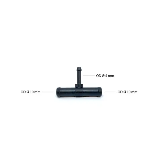 Té de ligne de carburant 2X diamètre 10 mm / diamètre 5 mm, 2 image Té de ligne de carburant 2X diamètre 10 mm / diamètre 5 mm, 2 image