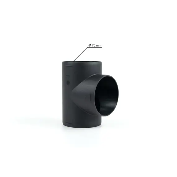 Adaptateur en forme de T pour tuyau d'air de diamètre 75mm, 2 image Adaptateur en forme de T pour tuyau d'air de diamètre 75mm, 2 image