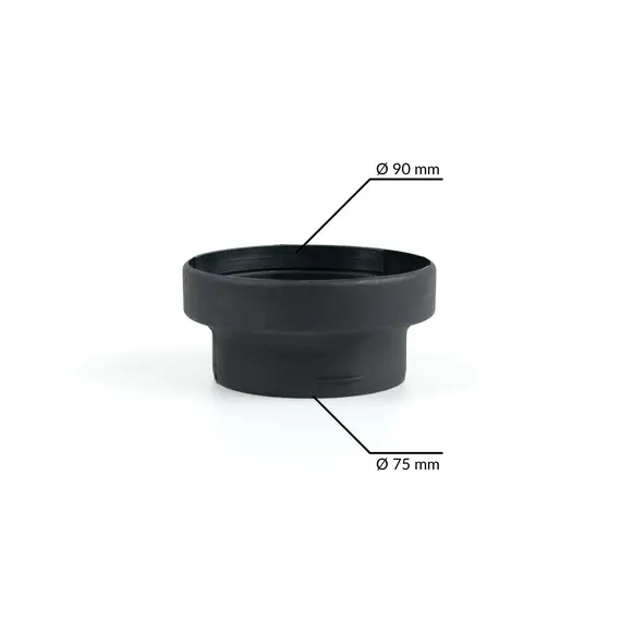 Adaptateur de tuyau de conduite d'air avec un diamètre de transition de 90-75mm, 2 image Adaptateur de tuyau de conduite d'air avec un diamètre de transition de 90-75mm, 2 image