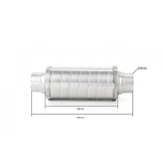 Silencieux d'admission/sortie d'air de diamètre 90mm, 2 image Silencieux d'admission/sortie d'air de diamètre 90mm, 2 image