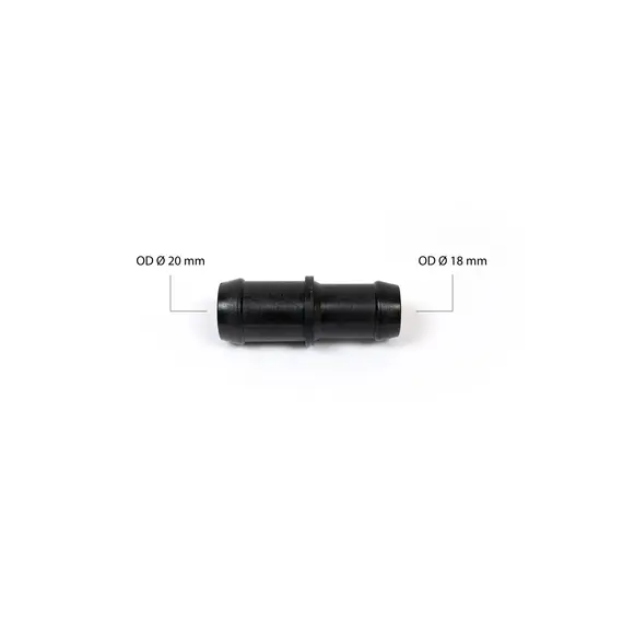 Connecteur de transition de tuyau de liquide de refroidissement droit diamètre 20 mm / diamètre 18 mm, 2 image Connecteur de transition de tuyau de liquide de refroidissement droit diamètre 20 mm / diamètre 18 mm, 2 image