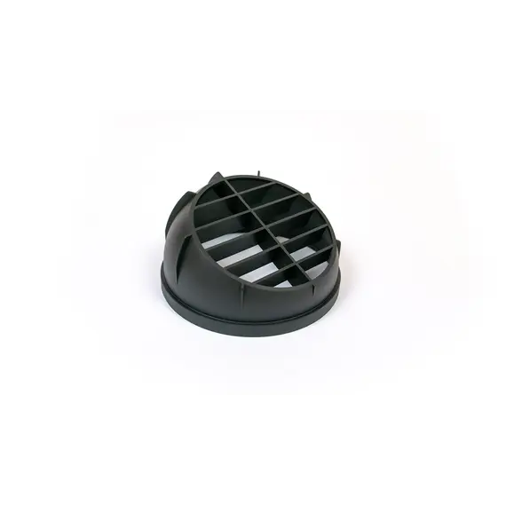 Grille d'aération semi-circulaire de diamètre 90mm