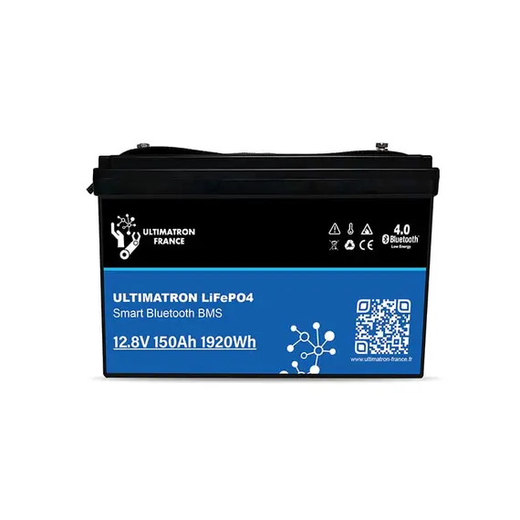 Batterie Lithium Ultimatron 12,8V 150Ah PRO 1920Wh LiFePO4 avec BMS intelligent et Bluetooth, 4 image