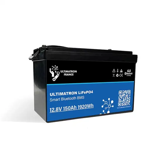 Batterie Lithium Ultimatron 12,8V 150Ah PRO 1920Wh LiFePO4 avec BMS intelligent et Bluetooth, 5 image