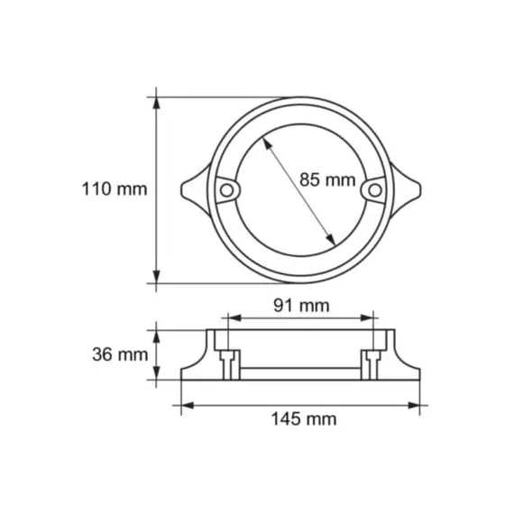 Collier anode en aluminium pour AQ 280-290 Duo Propeller, 2 image Collier anode en aluminium pour AQ 280-290 Duo Propeller, 2 image