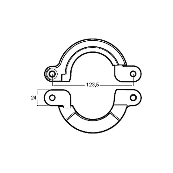 Aluminum Collar Anode for SD20-60 Saildrives, 2 image Aluminum Collar Anode for SD20-60 Saildrives, 2 image