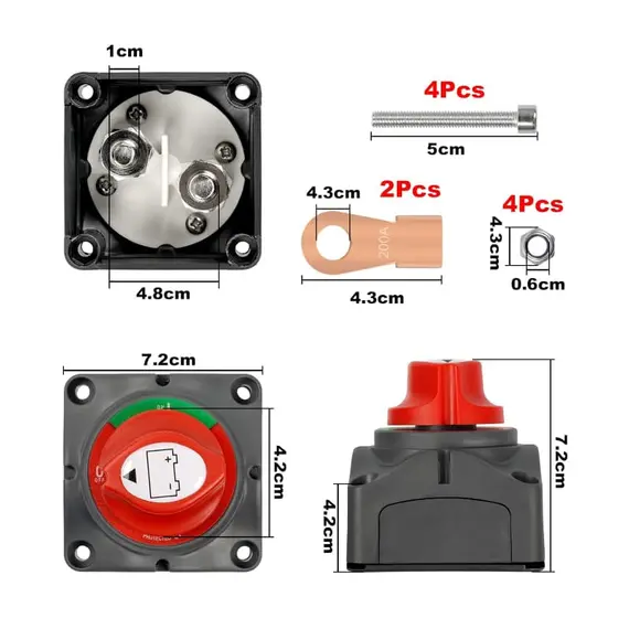 Double Battery Switch, 2 image Double Battery Switch, 2 image