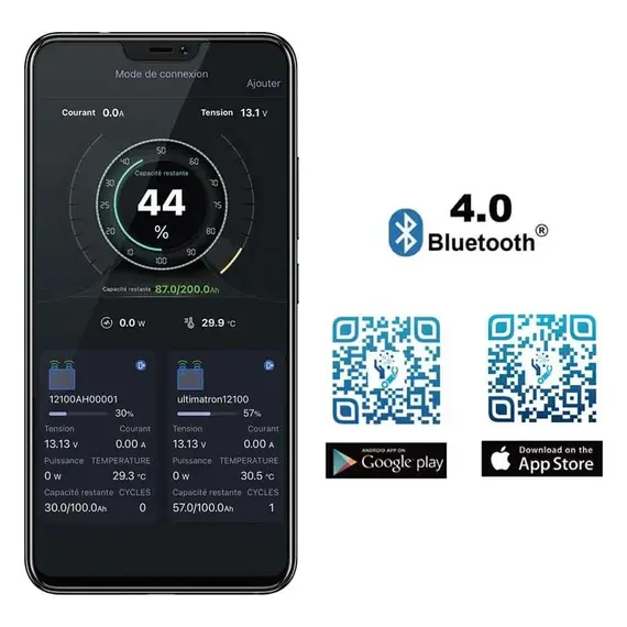 Ultimatron LiFePO4 Lithium Battery 12.8V 50Ah with Smart BMS Integrated, 10 image Ultimatron LiFePO4 Lithium Battery 12.8V 50Ah with Smart BMS Integrated, 10 image