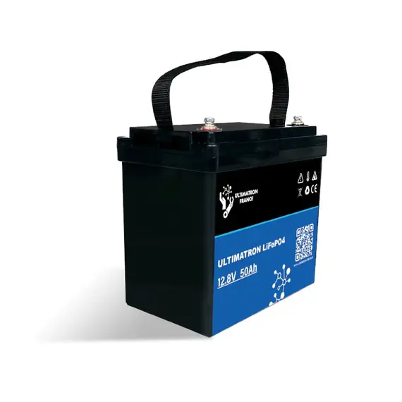 Ultimatron LiFePO4 Lithium Battery 12.8V 50Ah with Smart BMS Integrated, 4 image Ultimatron LiFePO4 Lithium Battery 12.8V 50Ah with Smart BMS Integrated, 4 image