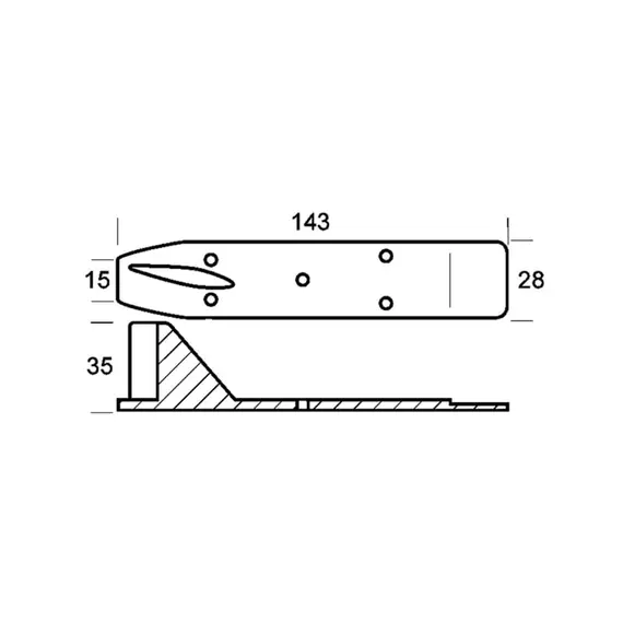 Zin Fin Anode pour moteur Selva de 6 à 15 CV, 2 image Zin Fin Anode pour moteur Selva de 6 à 15 CV, 2 image