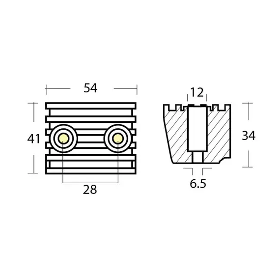 Zinc Block Anode for Outdrive Volvo Penta DPX - DP-SM - SX-M, 2 image Zinc Block Anode for Outdrive Volvo Penta DPX - DP-SM - SX-M, 2 image