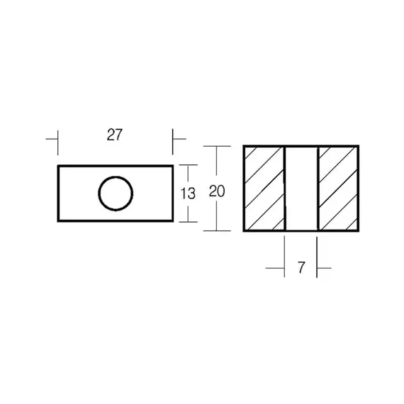Anode de cube de zinc pour moteurs MEGA de 25 à 140 ch, 2 image Anode de cube de zinc pour moteurs MEGA de 25 à 140 ch, 2 image