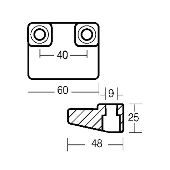 Anode de plaque de zinc pour Sterndrive Mark 1, 2 image Anode de plaque de zinc pour Sterndrive Mark 1, 2 image
