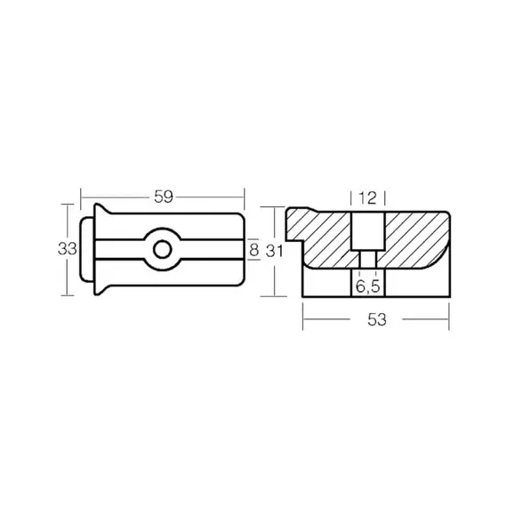 Plaque d'anode en zinc pour Sail Drive 50S, 2 image Plaque d'anode en zinc pour Sail Drive 50S, 2 image