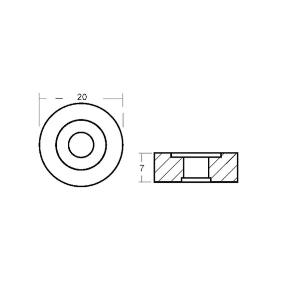 Anode de bague en zinc pour moteur hors-bord Suzuki, 2 image Anode de bague en zinc pour moteur hors-bord Suzuki, 2 image