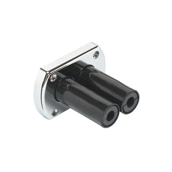 Dual Thru-hull Hose Kit - Chrome