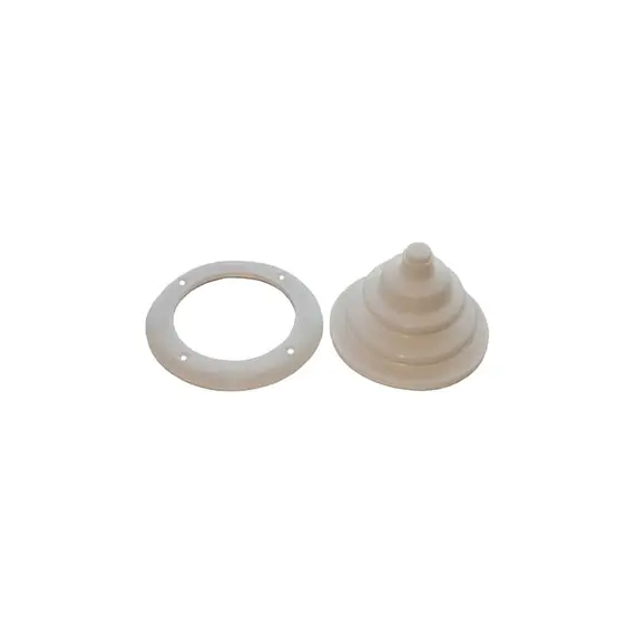 Steering Cable Grommet with Rubber Cap - 105mm - White