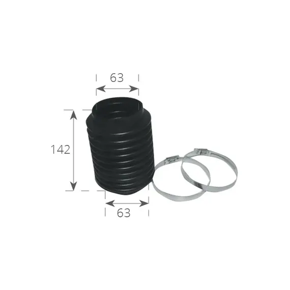 Stern Drive Bellows for Exhaust Emission