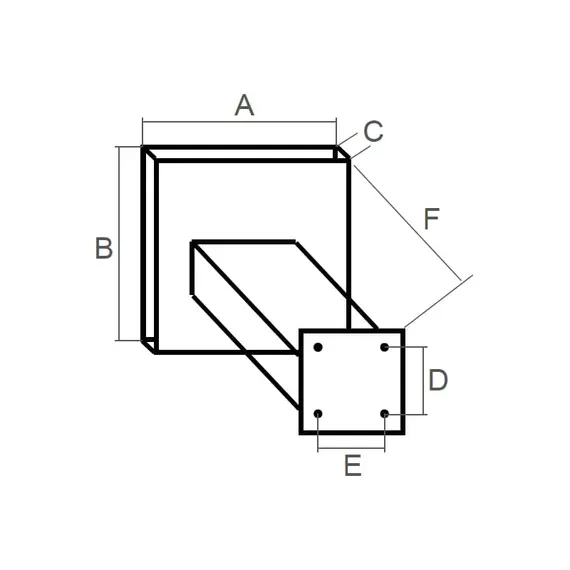 Adjustable Bracket for Outboard Motor up to 7HP, 2 image